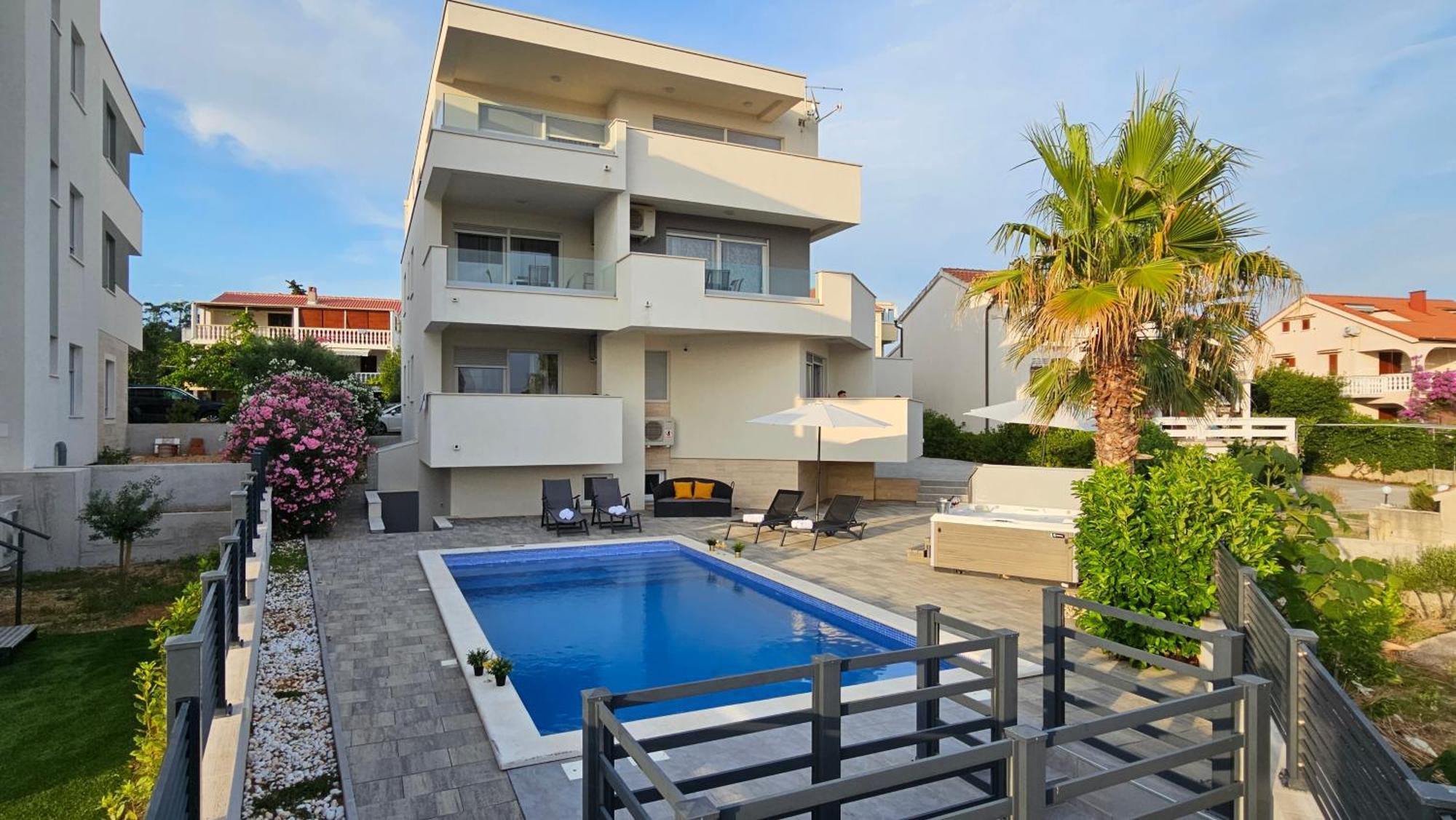 Apartments Pool Villa Aldura Novalja Kültér fotó
